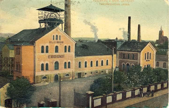 Pohled na Důl Jindřich v roce 1907