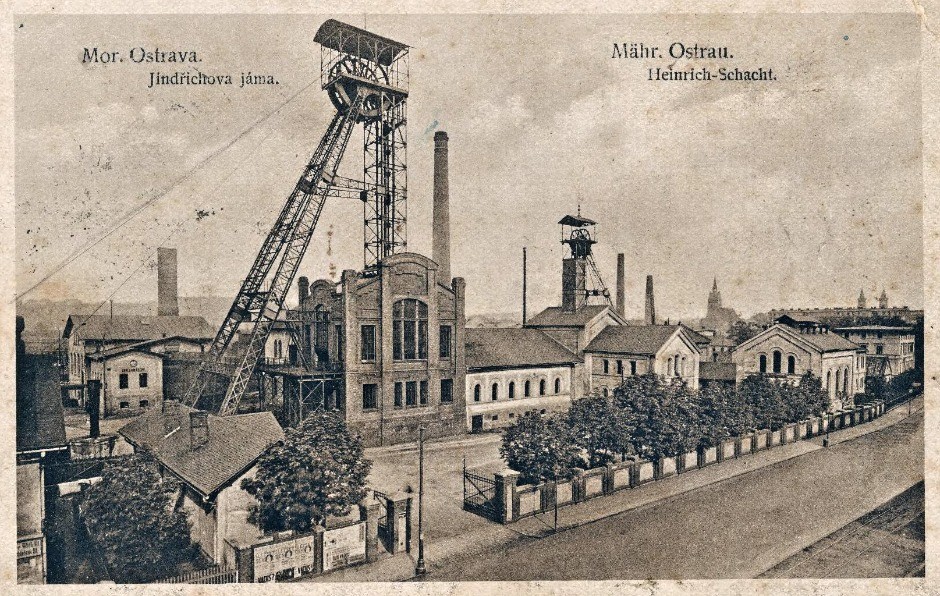 Důl Jindřich na fotce z roku 1920