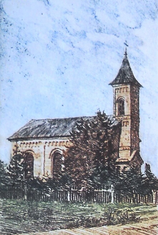 Evangelický kostelík a dnešní Vítkovické ulici