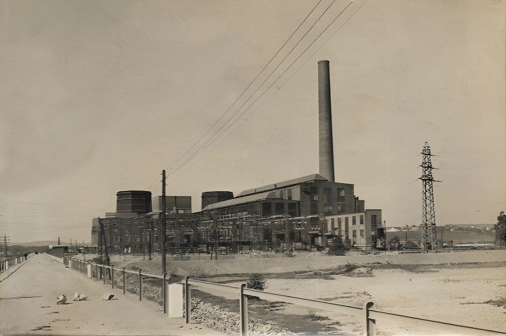 Třebovická elektrárna kolem roku 1935